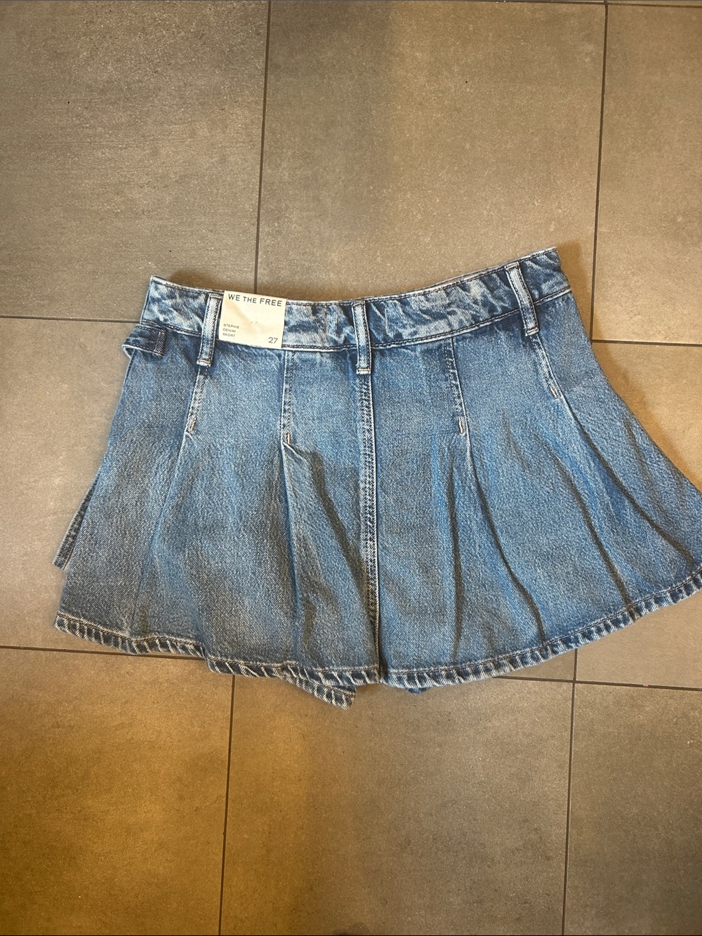 Free People - We The Free Stephie Denim Skort - Picture 11 of 11
